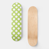 Groene poka Dots, Polka Dot Pattern, Stippen, gedo Persoonlijk Skateboard (Voorkant)