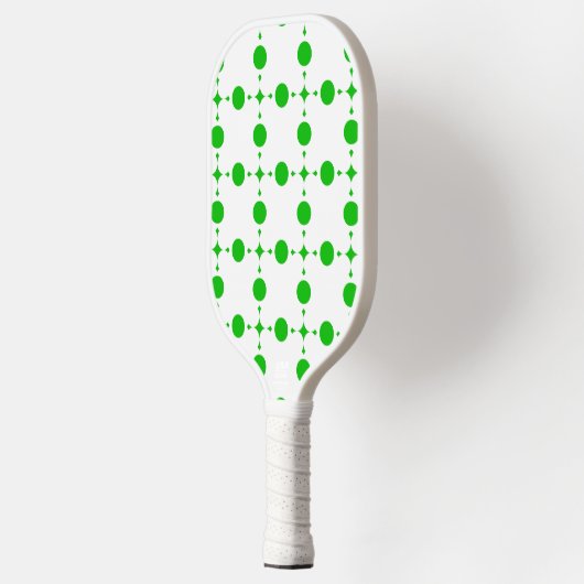 Groene poka Dots, Polka Dot Pattern, Stippen, gedo Pickleball Paddle (Links)