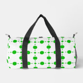 Groene poka Dots, Polka Dot Pattern, Stippen, gedo Plunjezak (Voorkant)
