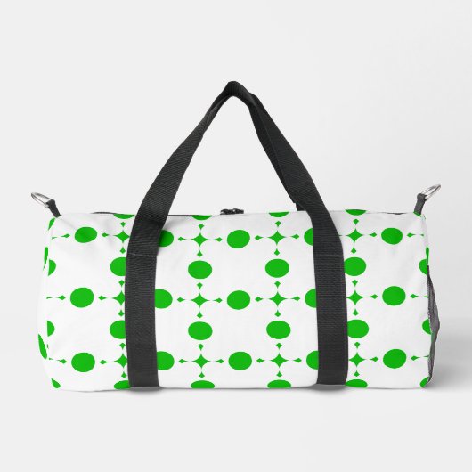 Groene poka Dots, Polka Dot Pattern, Stippen, gedo Plunjezak (Voorkant)