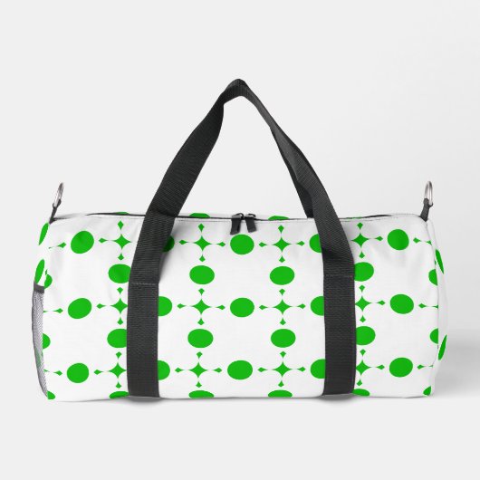 Groene poka Dots, Polka Dot Pattern, Stippen, gedo Plunjezak (Achterkant)