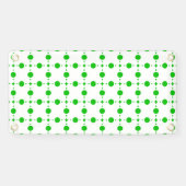 Groene poka Dots, Polka Dot Pattern, Stippen, gedo Spandoek (Horizontaal)