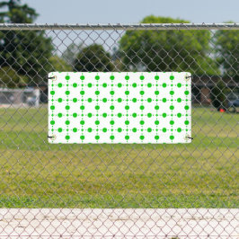 Groene poka Dots, Polka Dot Pattern, Stippen, gedo Spandoek