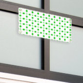 Groene poka Dots, Polka Dot Pattern, Stippen, gedo Spandoek (Buitenkant Gebouw)