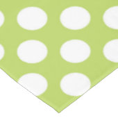 Groene poka Dots, Polka Dot Pattern, Stippen, gedo Tafelkleed (Gekanteld)