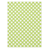 Groene poka Dots, Polka Dot Pattern, Stippen, gedo Tafelkleed (Voorkant)