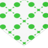 Groene poka Dots, Polka Dot Pattern, Stippen, gedo Tafelkleed (Gekanteld)