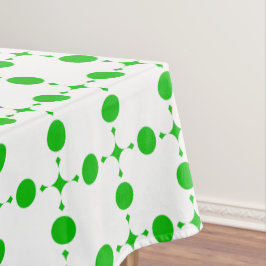 Groene poka Dots, Polka Dot Pattern, Stippen, gedo Tafelkleed