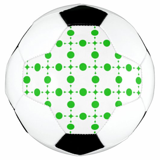 Groene poka Dots, Polka Dot Pattern, Stippen, gedo Voetbal (Voorkant)