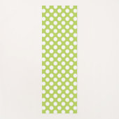 Groene poka Dots, Polka Dot Pattern, Stippen, gedo Yogamat (Voorkant)