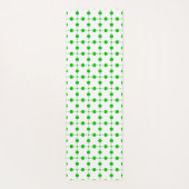 Groene poka Dots, Polka Dot Pattern, Stippen, gedo Yogamat (Achterkant)