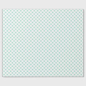 Groene poka stit Pattern Pattern Illustrator Cadeaupapier (Vlak)