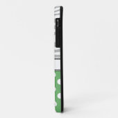 Groene polaire stip Zebra Print iPhone 5 Hoesje (Achterkant/links)