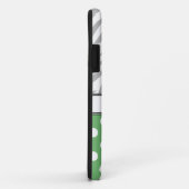 Groene polaire stip Zebra Print iPhone 5 Hoesje (Achterkant/rechts)