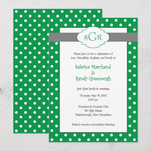 Groene polawweddenschappen kaart (Voorkant / Achterkant)