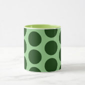Groene Polka Dot Art Mok Cup (Midden)