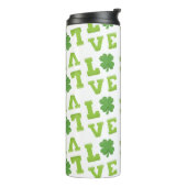 GROENE POLKA DOTS LIVE IRISH SHAMROCKS THERMOSBEKER (Gedraaid links)