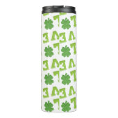 GROENE POLKA DOTS LIVE IRISH SHAMROCKS THERMOSBEKER (Achterkant)