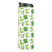 GROENE POLKA DOTS LIVE IRISH SHAMROCKS THERMOSBEKER (Geroteerd rechts)