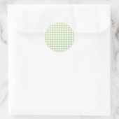 Groene Polka Dots Sticker (Tas)