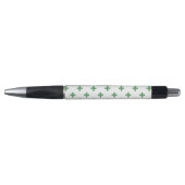 Groene polka kruist wit pen (Voorkant)