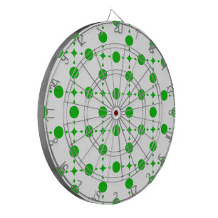 Groene polkadots, polkadotpatroon, stippen, gestip dartbord