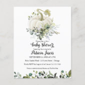 Groene Pompoen Budget Baby Shower Uitnodiging (Voorkant)