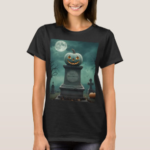 Groene Pompoen Fijne Halloween T-Shirts