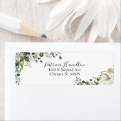 Groene Pompoen Herfst Baby Shower Etiket (Insitu)