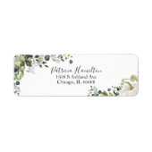 Groene Pompoen Herfst Baby Shower Etiket (Voorkant)