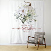 Groene Pompoen Herfst Bruidsmeisjesfeest Achtergro Wandkleed (In situ)