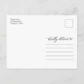 Groene Pompoen Herfst Bruiloft Feest Dank Je Briefkaart (Achterkant)