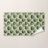 Groene Pompoen Herfst Home Design Sierkussen Bad Handdoek (Handdoek)