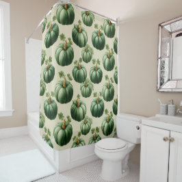 Groene Pompoen Herfst Home Design Sierkussen Douchegordijn