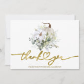 Groene pompoen Herfst Vrijgezellenfeest dank u kaa Kaart (Voorkant)