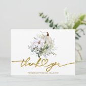 Groene pompoen Herfst Vrijgezellenfeest dank u kaa Kaart (Staand voorkant)