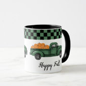  Groene Pompoen Truck Mok (Voorkant rechts)