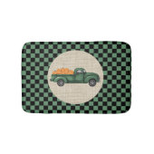  Groene Pompoen Vrachtwagen Badmat (Voorkant)