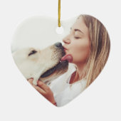 Groene Pootafdruk Huisdierherdenking Keramisch Ornament (Achterkant)