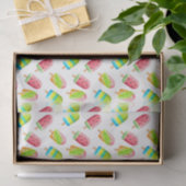 Groene Popsicles 2 Tissuepapier (Geschenk)