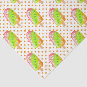 Groene Popsicles 3 Tissuepapier (Detail)