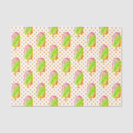 Groene Popsicles 3 Tissuepapier