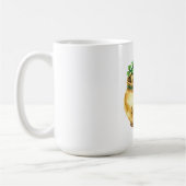 Groene pot met gouden klavertjes St. Patrick's Day Koffiemok (Links)