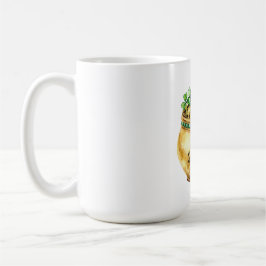 Groene pot met gouden klavertjes St. Patrick's Day Koffiemok