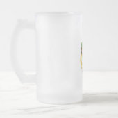 Groene pot met gouden klavertjes St. Patrick's Day Matglas Bierpul (Links)