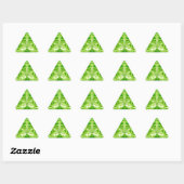 Groene potblad fractal sticker (Vel)
