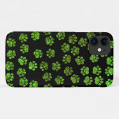 Groene poten, glitterpoten, groen glitter, honden Case-Mate iPhone case (Achterkant (horizontaal))