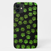 Groene poten, glitterpoten, groen glitter, honden Case-Mate iPhone case (Achterkant)