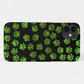 Groene poten, glitterpoten, groen glitter, honden Case-Mate iPhone case (Achterkant (horizontaal))