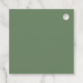 Groene potpourri voor het fornuis标签 bedankjes labels (Achterkant)